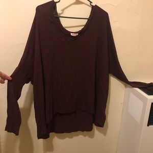 Urban Outfitters oversized 3 quarter sleeve top